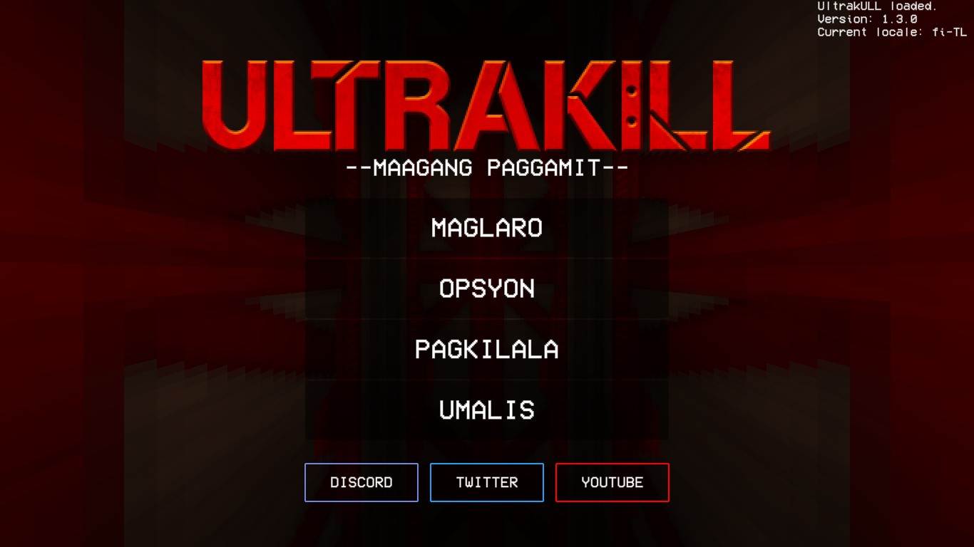 Main menu